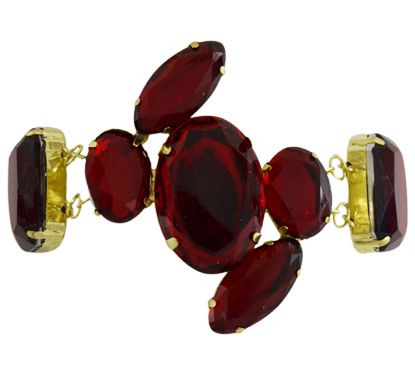 Maxi pulseiras folheada a ouro.